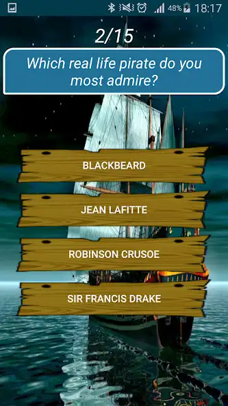 Play A Pirate Quiz as an online game A Pirate Quiz with UptoPlay