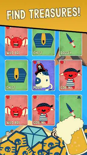 Play A Pirate Story - Pirate Card Puzzle & RPG as an online game A Pirate Story - Pirate Card Puzzle & RPG with UptoPlay