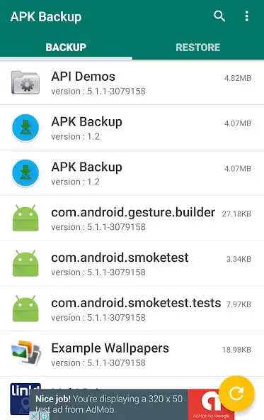 Play Apk Backup  and enjoy Apk Backup with UptoPlay
