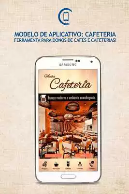 Play Aplicativo modelo Cafeteria
