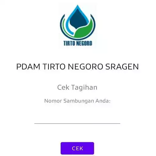 Play Aplikasi Cek Tagihan PDAM Tirto Negoro Sragen APK