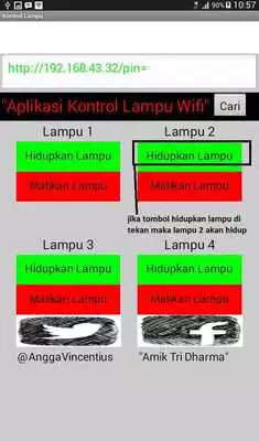 Play APLIKASI SISTEM KONTROL LAMPU MENGGUNAKAN WIFI Play APLIKASI SISTEM KONTROL LAMPU MENGGUNAKAN WIFI
