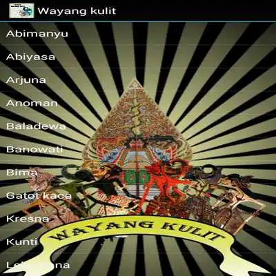 Play aplikasi tokoh wayang kulit