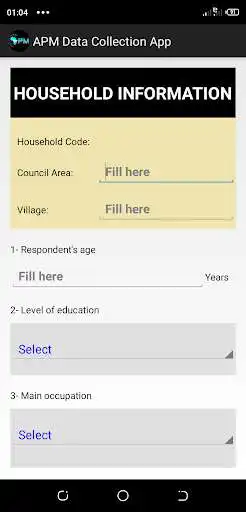Play APM Data Collection App as an online game APM Data Collection App with UptoPlay