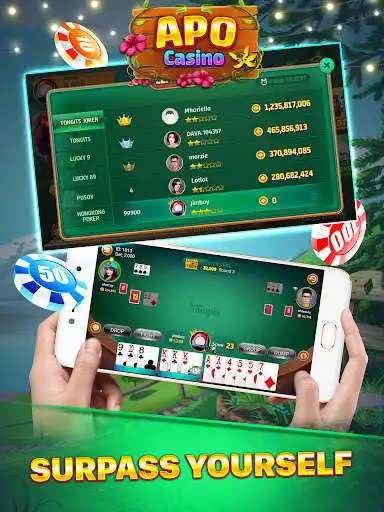 Play Apo Casino - Tongits 777, Lucky 9, Pusoy Card as an online game Apo Casino - Tongits 777, Lucky 9, Pusoy Card with UptoPlay
