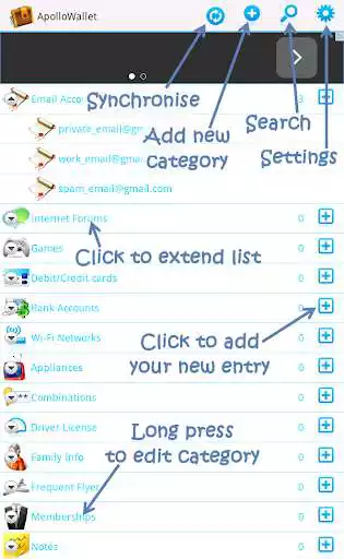 Play ApolloWallet Password Manager as an online game ApolloWallet Password Manager with UptoPlay
