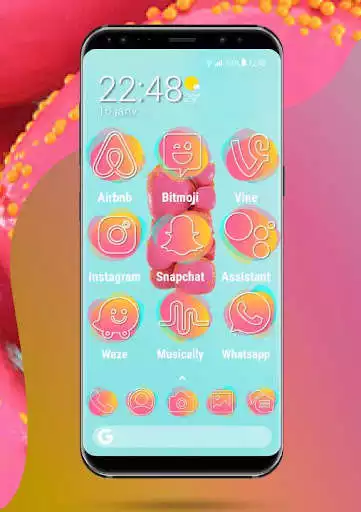 Play Apolo Cream - Theme, Icon pack, Wallpaper as an online game Apolo Cream - Theme, Icon pack, Wallpaper with UptoPlay