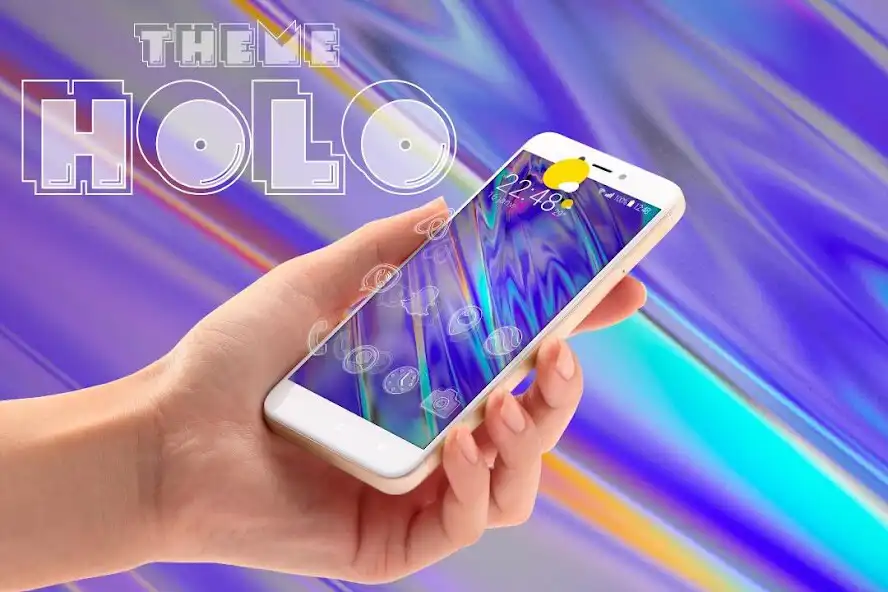 Play Apolo Holo - Theme, Icon pack, Wallpaper  and enjoy Apolo Holo - Theme, Icon pack, Wallpaper with UptoPlay