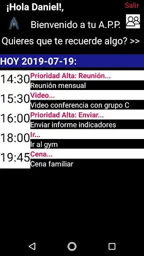 Play A.P.P. Agenda y Programador Personal  and enjoy A.P.P. Agenda y Programador Personal with UptoPlay
