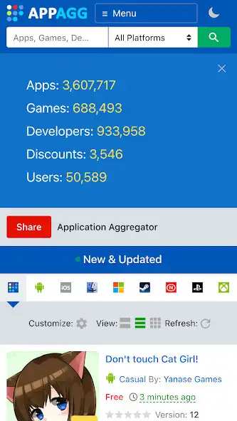 Play AppAgg: Apps, Games, Deals+RSS  and enjoy AppAgg: Apps, Games, Deals+RSS with UptoPlay