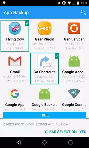 Play App Backup as an online game App Backup with UptoPlay