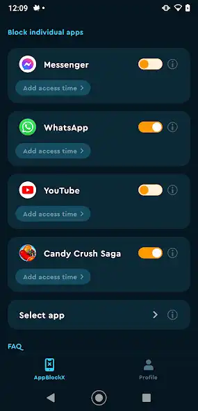 Play AppBlockX - Block Apps as an online game AppBlockX - Block Apps with UptoPlay