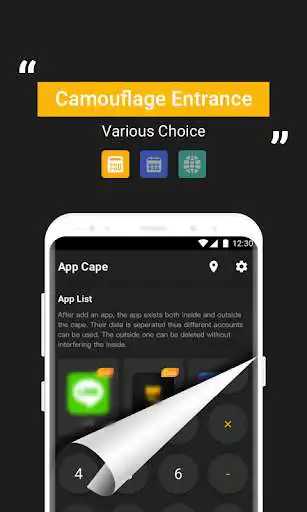 Play App Cape - Hide&Clone app, Fake GPS, Private Photo as an online game App Cape - Hide&Clone app, Fake GPS, Private Photo with UptoPlay