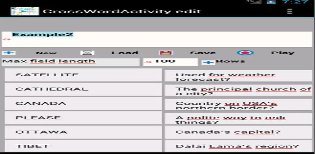 Play App Cross Words Prof - Android as an online game App Cross Words Prof - Android with UptoPlay