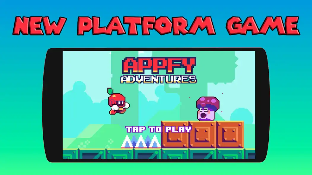 Play Appfy 2D Adventure - Hard one tap jump and run  and enjoy Appfy 2D Adventure - Hard one tap jump and run with UptoPlay
