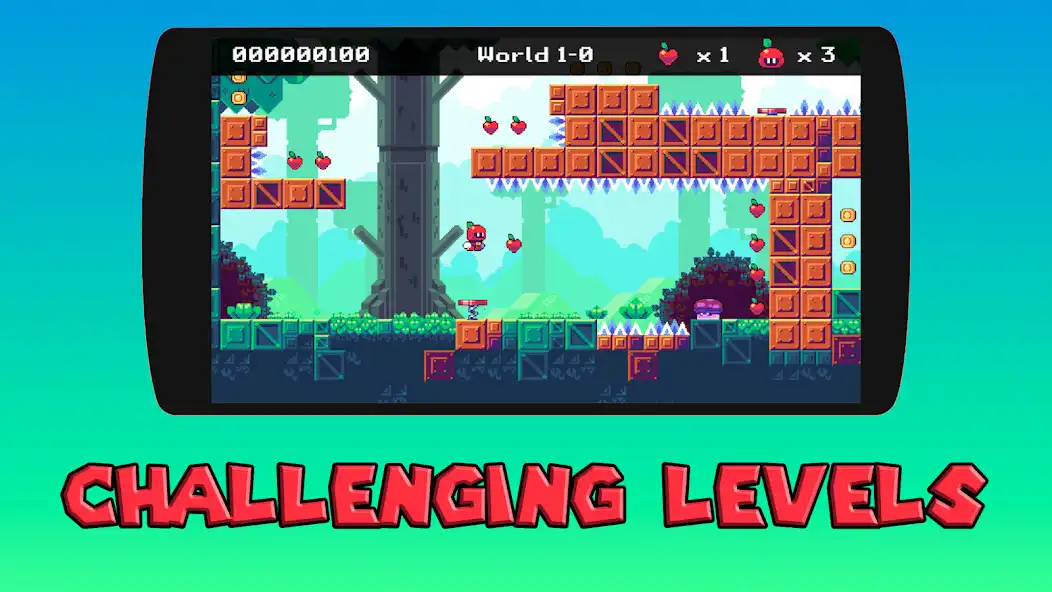 Play Appfy 2D Adventure - Hard one tap jump and run as an online game Appfy 2D Adventure - Hard one tap jump and run with UptoPlay