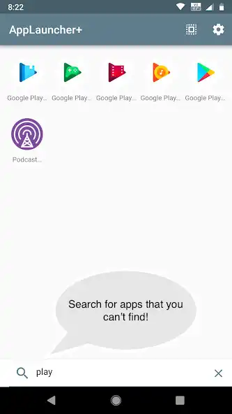Play App Launcher Plus as an online game App Launcher Plus with UptoPlay