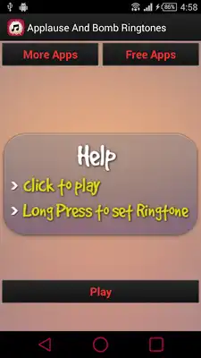 Play Applause And Bomb Ringtones