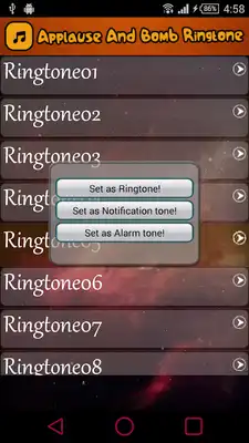 Play Applause And Bomb Ringtones