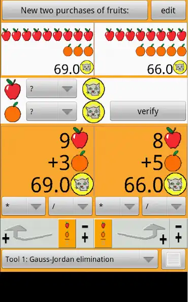 Play Apples and oranges 1 decimal  and enjoy Apples and oranges 1 decimal with UptoPlay