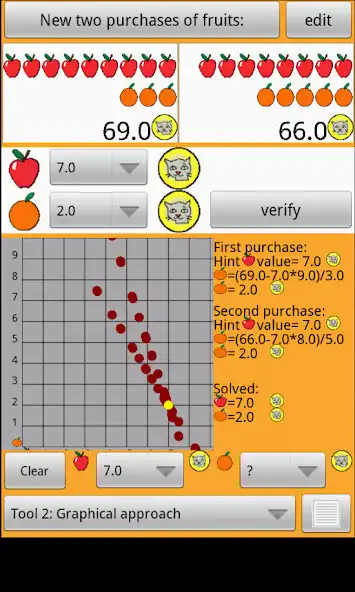 Play Apples and oranges 1 decimal as an online game Apples and oranges 1 decimal with UptoPlay