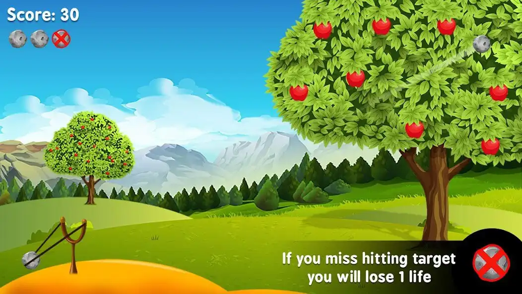 Play Apple Shooter:Slingshot Games as an online game Apple Shooter:Slingshot Games with UptoPlay