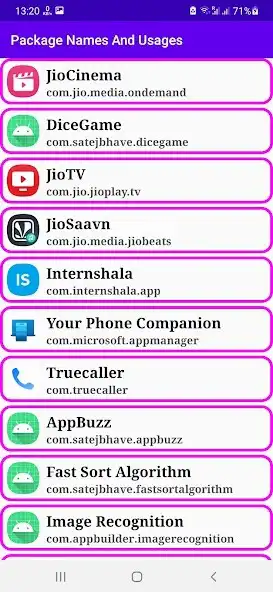 Play Applications Package Names And Version Code  and enjoy Applications Package Names And Version Code with UptoPlay