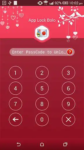 Play App Lock Bolo : Theme Love as an online game App Lock Bolo : Theme Love with UptoPlay