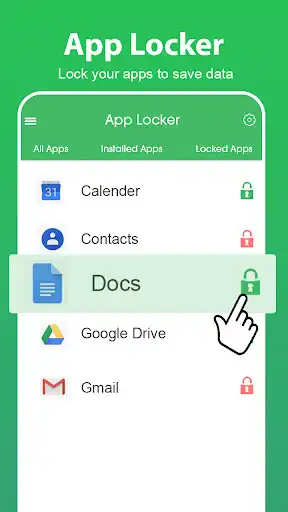 Play App Lock -  Fingerprint Pattern