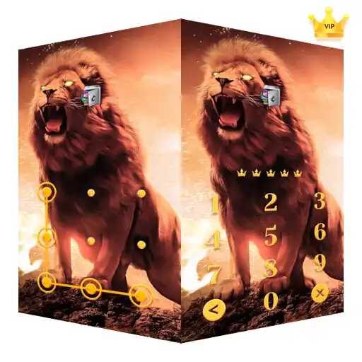 Play AppLock Live Theme Lion APK