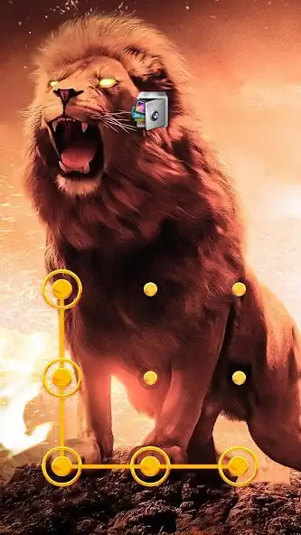 Play AppLock Live Theme Lion  and enjoy AppLock Live Theme Lion with UptoPlay