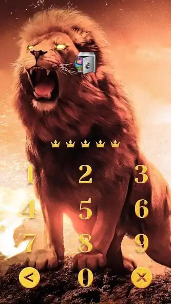 Play AppLock Live Theme Lion as an online game AppLock Live Theme Lion with UptoPlay