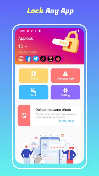 Play App Lock PIN - Protect Privacy  and enjoy App Lock PIN - Protect Privacy with UptoPlay
