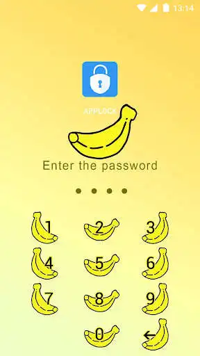 Play AppLock Theme BANANA as an online game AppLock Theme BANANA with UptoPlay