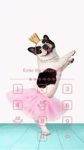 Play APK AppLock Theme Cute Dog  and enjoy AppLock Theme Cute Dog with UptoPlay com.eosapplock.he.cutedog