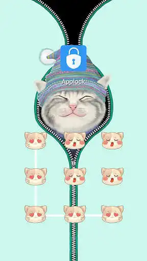 Play AppLock Theme Cute Kitty as an online game AppLock Theme Cute Kitty with UptoPlay