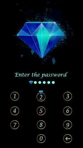Play AppLock Theme Diamonds as an online game AppLock Theme Diamonds with UptoPlay