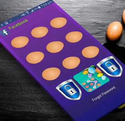 Play Applock Theme Eggs