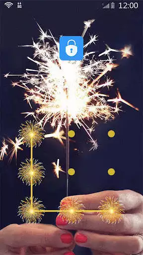 Play APK AppLock Theme Fireworks  and enjoy AppLock Theme Fireworks with UptoPlay com.eosapplock.he.fireworks