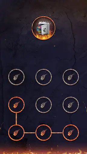 Play AppLock Theme Flame as an online game AppLock Theme Flame with UptoPlay