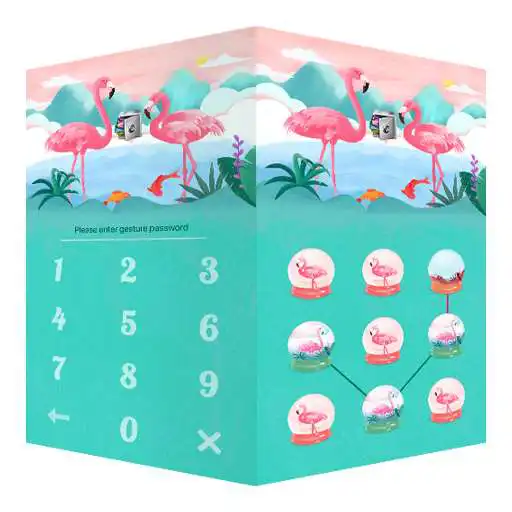 Play AppLock Theme Flamingo APK