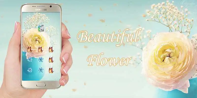 Play AppLock Theme For Beautiful Flower