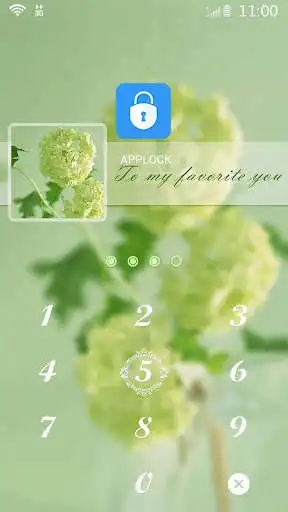 Play AppLock Theme Green Flowers as an online game AppLock Theme Green Flowers with UptoPlay