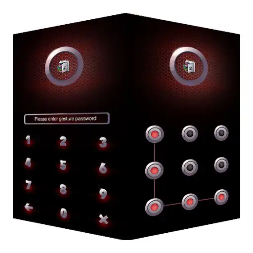 Free play online AppLock Theme Metal APK