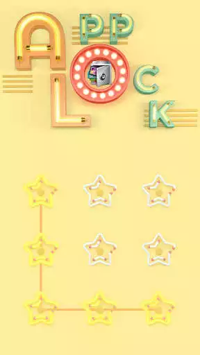 Play Applock Theme Neon