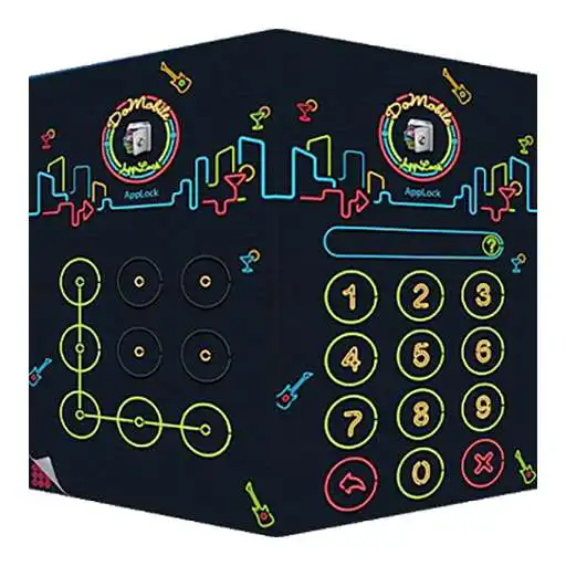 Free play online AppLock Theme Night Club  APK