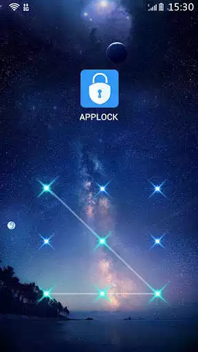 Play AppLock Theme Night Sky