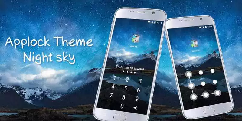 Play AppLock Theme Night Sky