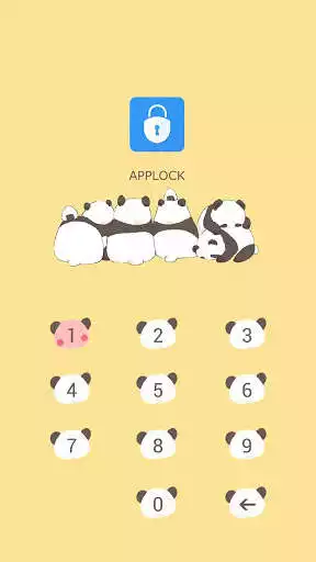 Play Applock Theme Panda