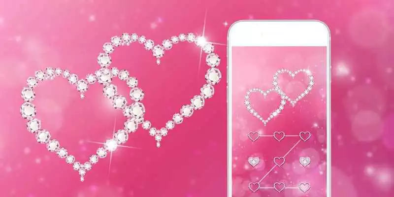 Play AppLock Theme Pink Diamond